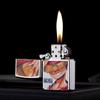 Encendedor de queroseno metálico con diseño de animación de One Piece BH6842, venta al por mayor directa de fábrica