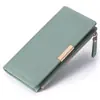 Billetera Larga para Mujer 80% de Descuento con Cremallera, Billetera Multifuncional de Cuero con Ranuras para Tarjetas de Gran Capacidad, Billetera de Mano, en Stock