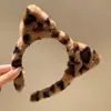 Linha do cabelo alta presilha de cabelo requintada atmosfera fofa faixa de cabeça adorno de cabeça estilo coreano feminina tiaras de cabeça de urso não apertam no elástico do cabelo