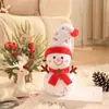 Decoração de boneco de neve de desenho animado de Natal boneca grande decoração de Natal layout de cena de vitrine de shopping