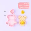Molde de Biscoito 3D da Série Animais Abraçáveis com Molde de Corte de Pressionamento Tridimensional Realista, Essencial para Assar