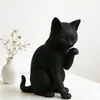 Estátua de Gato Preto Moderna Mais Vendida Transfronteiriça, Ornamento de Gato Impresso em 3D, Decoração de Cena, Decoração de Quarto