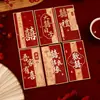 Sobres de regalo de boda rojos en tamaños grande, mediano y pequeño, sobres rojos especiales de boda con el carácter "feliz" para regalos de agradecimiento y contribuciones de boda