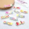 Tarjeta Pequeña Animal Lindo Fruta Placa de Palabra DIY Pegamento de Crema Resina Accesorios Pasador Flor de Zapato Funda de Teléfono Móvil Material de Decoración
