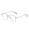 H5806 en stock seda dorada moderno japonés y coreano miopía montura de gafas para estudiantes caja retro artística gafas de estilo igual de celebridad de Internet
