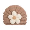 Gorro de Punto Floral Cálido para Bebé Estilo Nuevo de Invierno Europeo y Americano, Gorro de Lana Lindo Multicolor para Niños, Gorro para Niñas