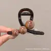 Presilha de Cabelo Marrom Chocolate de Alta Qualidade, Acessório de Cabelo Versátil de Alta Qualidade, Acessório de Cabeça Elegante e Sofisticado, Presilha de Cabelo Novo Estilo 2025, Versátil