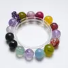 Muneng ShuangyuPulsera Artesanal de Cristal Natural de Uruguay para Mujer, Versátil Estilo Nuevo, Pulsera Blanqueadora al por Mayor