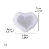 Molde de Silicona para Velas de Aromaterapia con Forma de Corazón para Hacer Jabón Artesanal con Forma de Corazón, Jabón, Yeso, Piedra Difusora, Adornos Decorativos