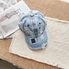 Gorra de Béisbol Lavada de Mezclilla Retro Japonesa Desgastada para Hombre, Gorra con Protección Solar
