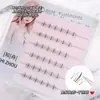 [6 Fileiras de Cílios Inferiores Sem Cola] Os Cílios Inferiores Xishi Nascem com Cílios Individuais Inteligentes, Naturais, Simulados e Transparentes