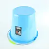 Cubo de plástico con asa de hierro, cubo para clinker, cubo de plástico templado irrompible, cubo de almacenamiento, cubo de arte, venta al por mayor pequeña