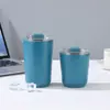 Taza Termo Nueva Elegante de Acero Inoxidable 304, Taza de Café Mini Simple Portátil, Taza de Agua para Deportes al Aire Libre con Tapa