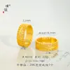 Mismo estilo que el Collar Atractor de Riqueza Chapado en Oro de la Tienda de Oro Puzuo, Nueva Cadena para Clavícula Tejida Hueca Estilo Chino, Regalo para Novia