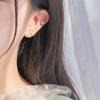 Estilo Coreano Dulce Sin Orejas Perla Cuerno de Alce Aretes Clip para Oreja Diseño Sentido Personalidad Moda Nuevo Regalo de Navidad