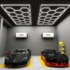 Luces de estación de belleza automotriz luces LED especiales de techo para sala de lavado de autos luces de panal para sala de reparación de máquinas Jiugongge taller libre de polvo