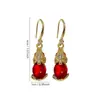 Nuevos Pendientes de Gancho Pixiu Festivos Estilo Chino Atractores de Fortuna para Mujer, Pendientes de Lujo Ligero Tendencia Nacional Estilo Palacio, Accesorios de Oreja Retro