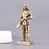 Figura de Latón de Lei Feng, Atracción Turística Más Vendida para el Día del Trabajo, Adorno Pequeño de Latón, Figura Roja del Ejército Cultural y Creativa, Artículo de Artesanía