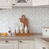 Decoración del Hogar Pegatinas de Pared Autoadhesivas Pegatinas de Pared de Pegamento de Cristal Estéreo 3D Renovación de Cocina Baño Pegatinas de Pared DIY Personalización