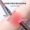 Atacado de fábrica cabeça de pincel labial de silicone cabeça redonda novo Q pincel macio pincel halo para batom pincel para corretivo cabeça labial portátil