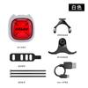 Luz Trasera para Bicicleta Personalizada con Sensor Inteligente Luz Trasera de Expresión Creativa para Bicicleta de Carretera y Montaña Luz de Advertencia para Bicicleta