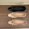 Temporada del Primer Encuentro: Zapatos Slip-On de Gamuza con Lazo Suave para Aumentar Altura, Nuevos Zapatos Elegantes de Cuero Suave para Mujer de Primavera/Otoño, para el Trabajo