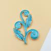 Una variedad de accesorios de aleación tipo cloisonné imitación colgante azul quemado accesorios de aleación con borla horquilla antigua para manualidades corona para el cabello