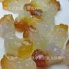 Colgante de paz de calcedonia color hielo, amuleto de paz de calcedonia "Yikou Tang", candado de nube auspiciosa en forma de calabaza, colgante de jade de zorro