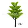 Plantas Verdes Simuladas, Árboles Modelo, Manualidades DIY para Micro-Paisajismo, Materiales para Maquetas de Mesa de Arena de Construcción, Árboles Terminados