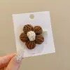 Pinza para el Cabello con Estampado de Leopardo Dulce y Fresca Estilo Coreano Pinza para Flequillo Lateral Pinza para el Cabello Exquisita de Gama Alta Venta al por Mayor