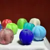 Cuentas Redondas de Vidrio Transparente Esmerilado de 15 mm, Cuentas con Agujero Recto, Cuentas Redondas Sueltas, Accesorios para Joyería DIY