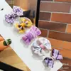 Acessórios de cabelo com laço estilo coreano Lebei para crianças, presilha de franja princesa com temperamento para meninas, acessórios de cabelo florais para estudantes
