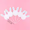 Cartão de Bênção Quadrado Nuvem para Escrever Plug-in Decoração de Bolo de Aniversário Ornamentos