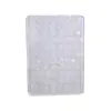 Portatarjetas de PVC con Láser en Forma de Corazón Vertical Transparente Compacto Estuche Duro para Tarjetas DIY Goo Card Versión Coreana Portatarjetas Pequeño de 3 pulgadas