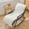 Cojín Grueso de Felpa para Sillón Reclinable Rayado Acolchado con Terciopelo Adicional Más Algodón Plegable Cojín para Sofá Perezoso Silla Mecedora Todo en Uno