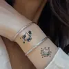 Pegatinas de Tatuaje de Hello Kitty, Herbales Semipermanentes, Impermeables, Resistentes al Sudor, de Larga Duración, Textura de Alta Gama, Realistas, Tatuaje Femenino Sexy