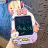 Colgante Auténtico Pizarra de Dibujo Graffiti Mickey y Minnie Lindo Dibujo Animado Pato Donald Daisy Juguete para Niños Mochila Escolar Colgante Pequeño
