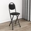 Silla de Comedor Portátil para el Hogar, Taburete, Silla con Respaldo, Silla de Capacitación, Silla para Dormitorio de Estudiantes, Silla de Computadora Simple, Nueva Silla Plegable