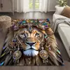 Tapete Grande Animal da Amazon Pintura a Óleo Desenho Animado Veludo de Cristal Grande Área Tapete de Quarto Vento Fácil de Cuidar Antiderrapante