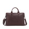 Bolso de hombre de cuero Crazy Horse, estilo casual, estilo maletín, estilo vintage, para negocios, para portátil de 15,6 pulgadas, bolso de hombro.