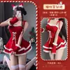Roupa com tema de Natal: fantasia de coelho de veludo sexy, vestido vermelho justo ao corpo, traje para apresentação de palco, roupa de Natal plus size