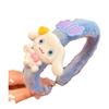 Crianças pelúcia dos desenhos animados headband meninas 'bonito princesa cocar bebê pacote de cabelo novo coelho hairpin headband