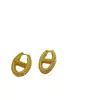 Ear cuffs de personalidade europeia e americana exagerados com senso de alta qualidade para heavy metal, brincos de círculo grande, brincos com design retrô francês