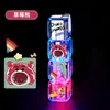 Isqueiro inflável à prova de vento criativo em forma de dado luminoso, padrão de desenho animado personalizado, presente moderno para namorado, atacado