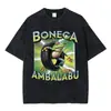 [Transfronterizo 230g] Camiseta Divertida Cerebro Podrido Italiano Tralalero Tralala Tung Tu