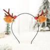 Diadema de Cuernos de Reno Navideño Pasador Diadema Hada del Bosque Popular Súper Hada Foto Foto Accesorios para el Cabello Pasador de Reno Femenino Femenino