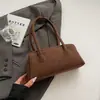2026 Nuevo Diseño de Nicho Coreano Bolso de Axila para Mujer Moda Otoñal Linda Mori Bolso de Mano Bolso Bowling Bolso de Hombro