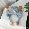 Gorro de Invierno para Bebé con Protección para las Orejas Súper Lindo Gorro de Felpa para Bebé Suéter Gorro Niños Niñas Bebés Niños Pequeños Otoño Invierno Gorro Cálido
