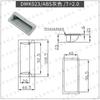 Dmk011 Embutido Alça Oculta Equipamento Mecânico Porta de Armário Elétrico Alça de Plástico ABS Caixa de Ferramentas Alça Oculta