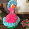 Transfronteiriço Novo Mais Vendido Crochê Puro Feito à Mão Estilo Americano Mini Chapéu de Ganso para Mesa Moda Criativa Conjunto para Pet